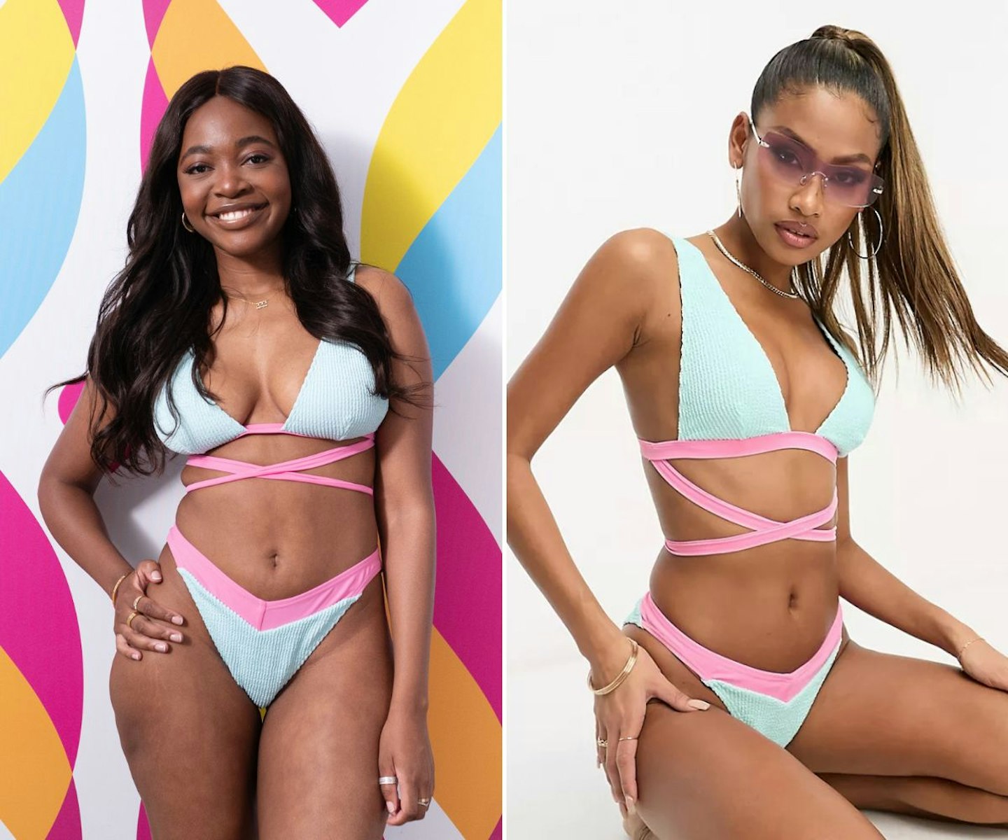 Danielle's wrap bikini