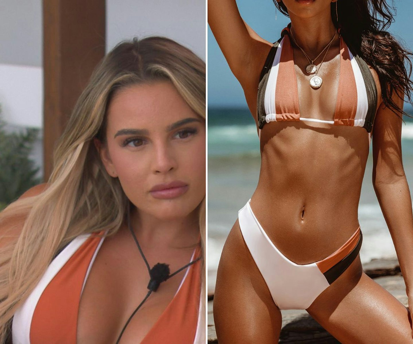 Ella B's colour block bikini