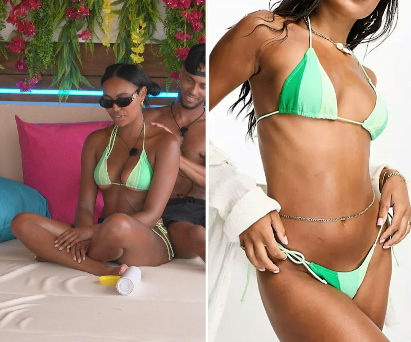 ella green bikini