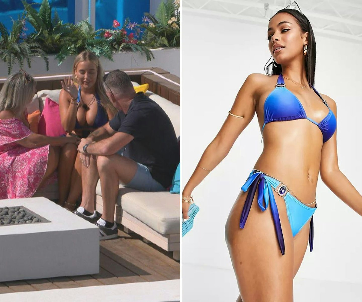 Jess' blue ombre bikini