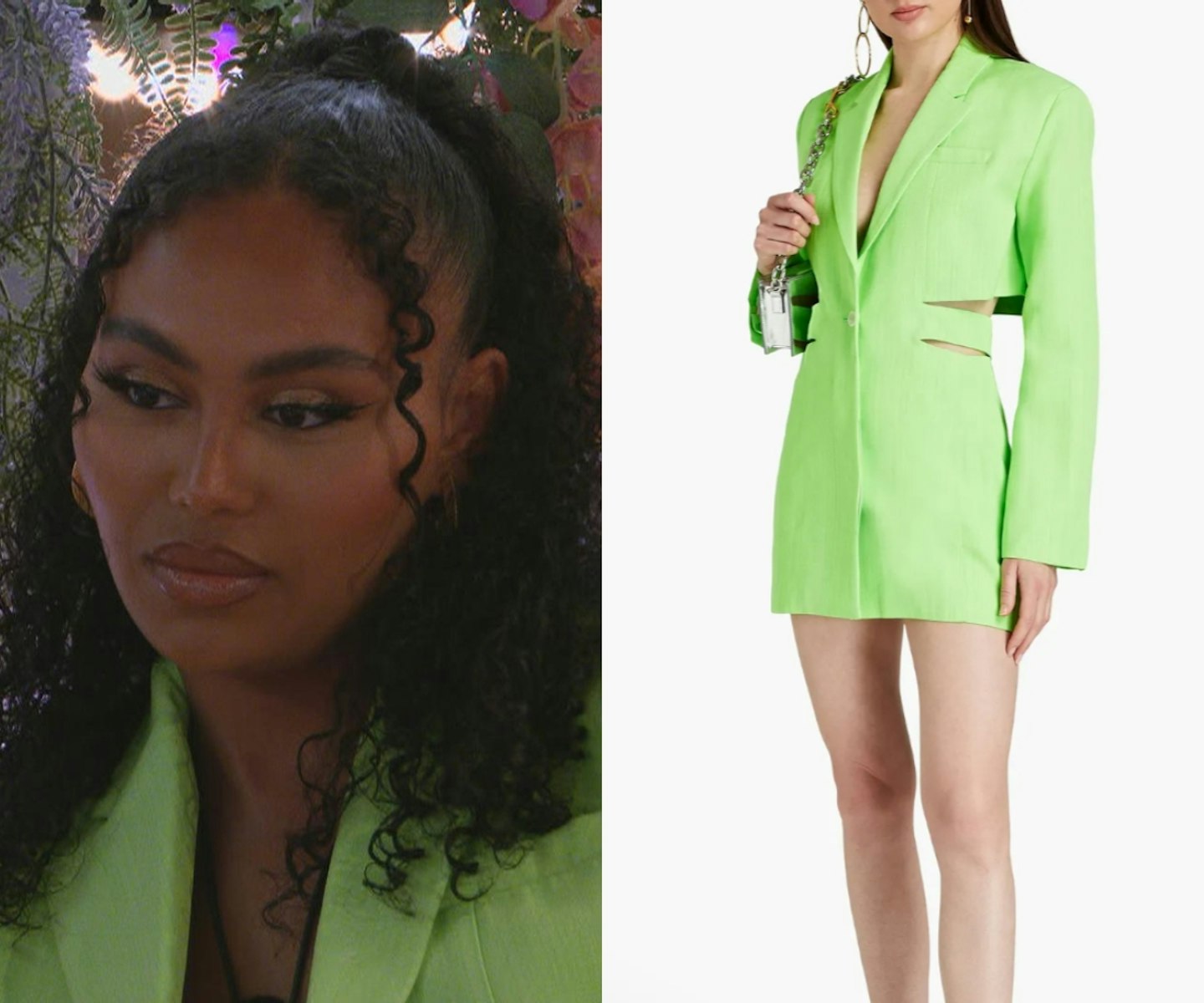 Ella's Green Blazer Dress