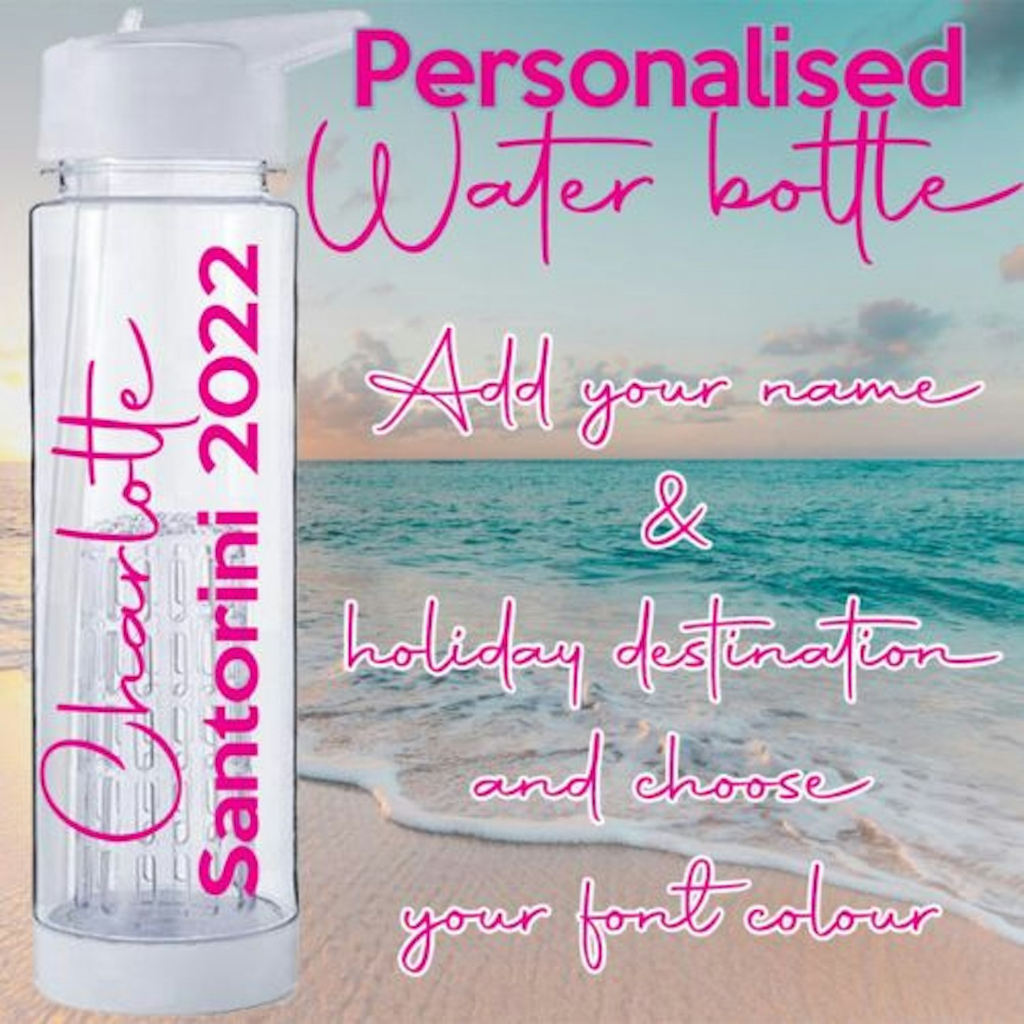 Personalised Drinks Water Bottle