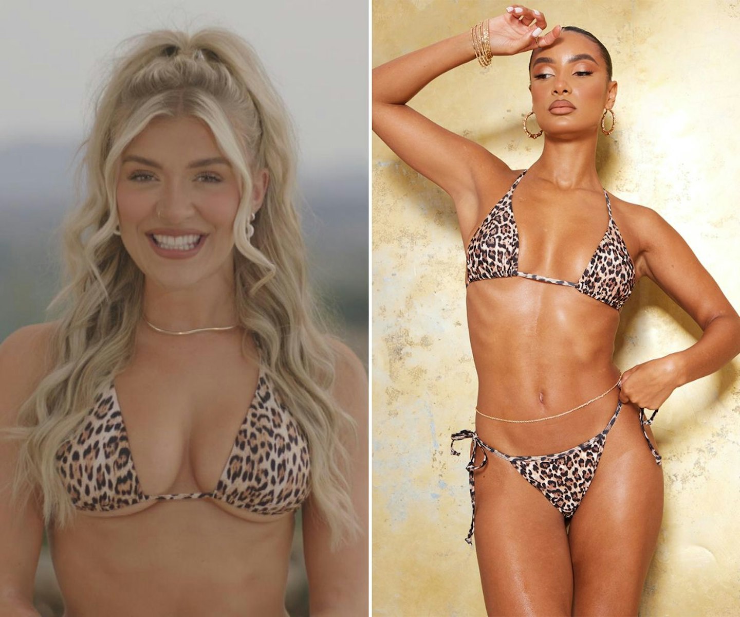 Molly's leopard print bikini