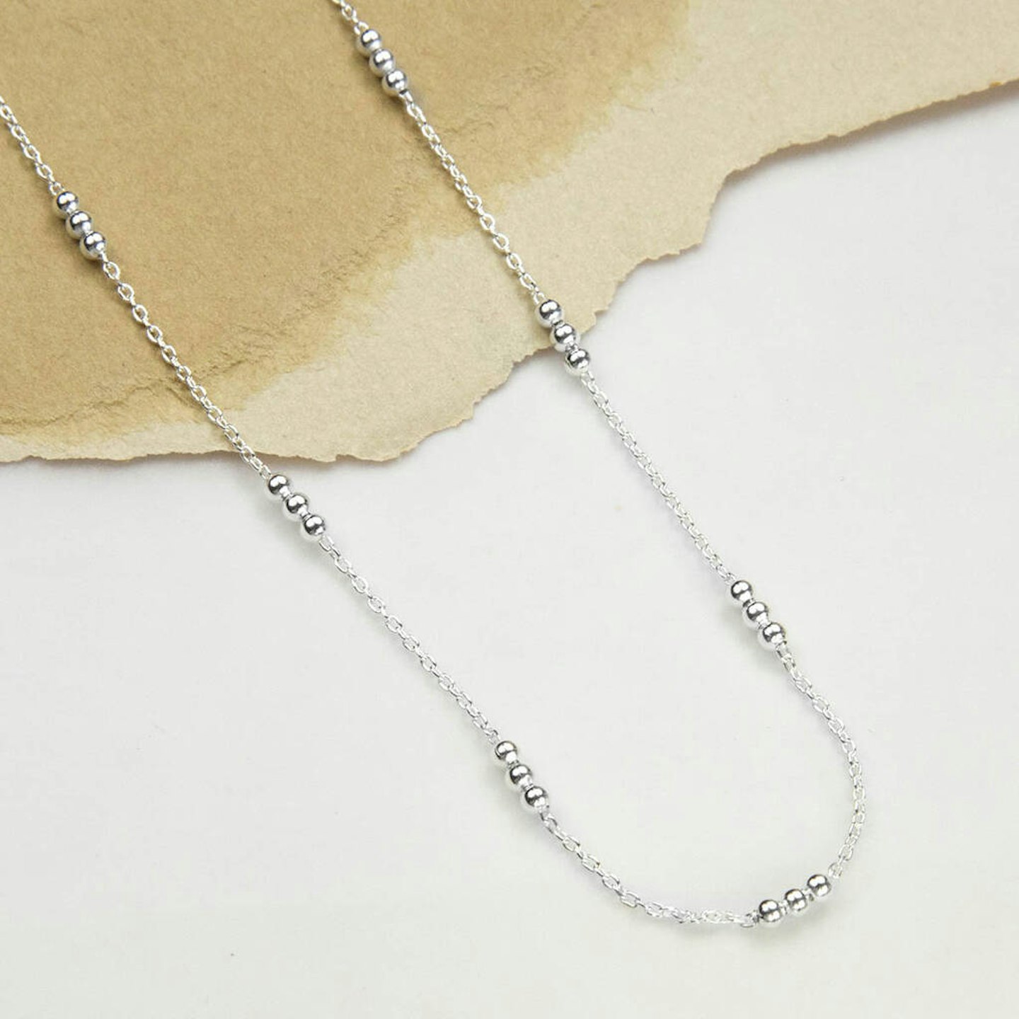 Bead Chain Choker Necklace