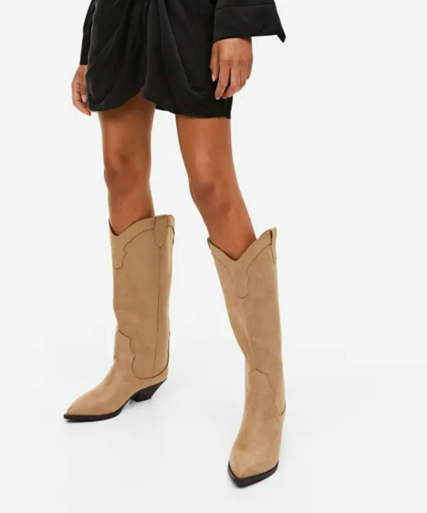 H+M Knee-high cowboy boots