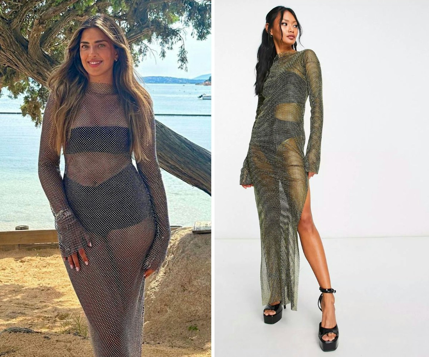 Yas' mesh dress