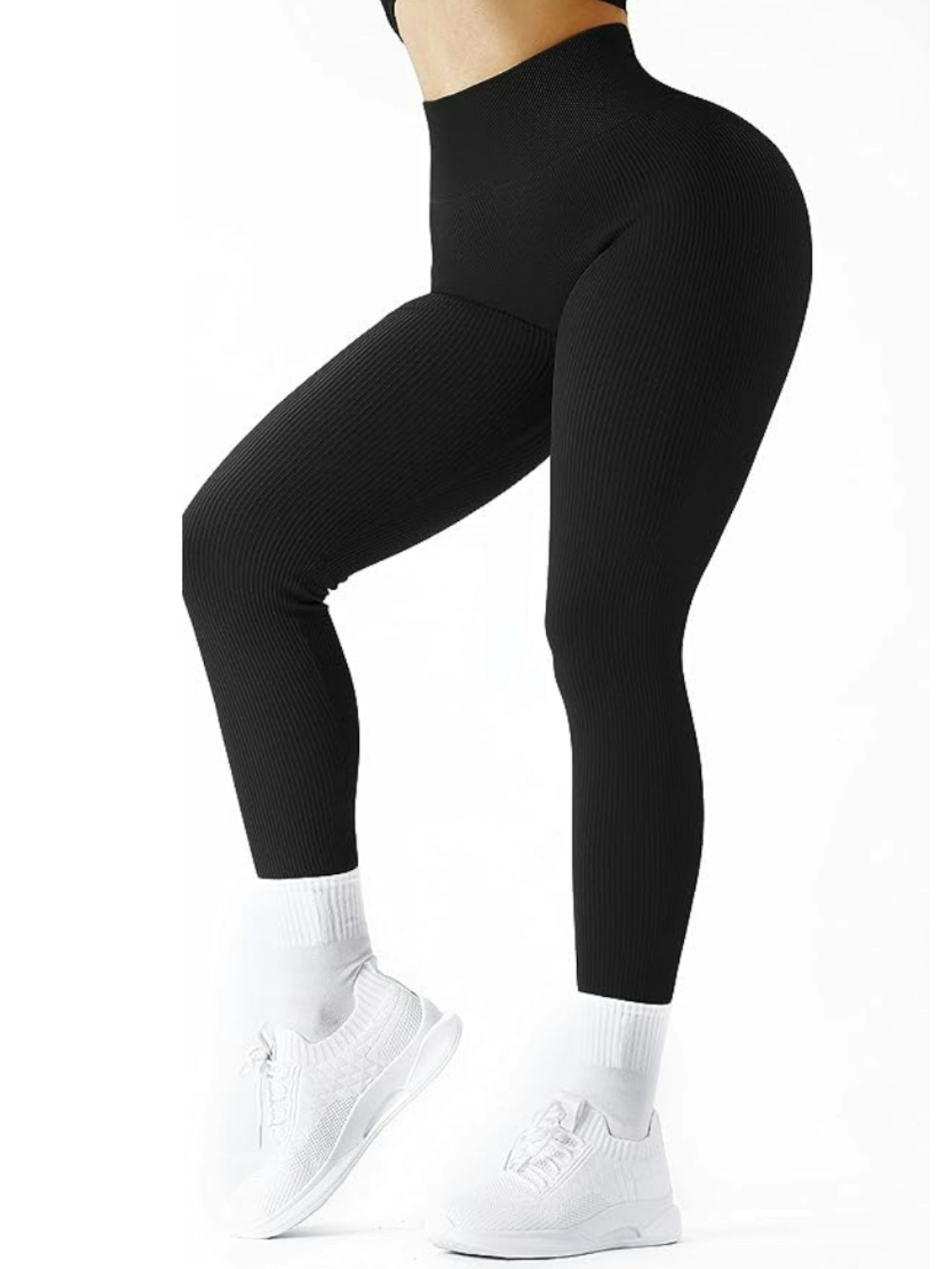 DOULAFASS Women Ribbed Leggings