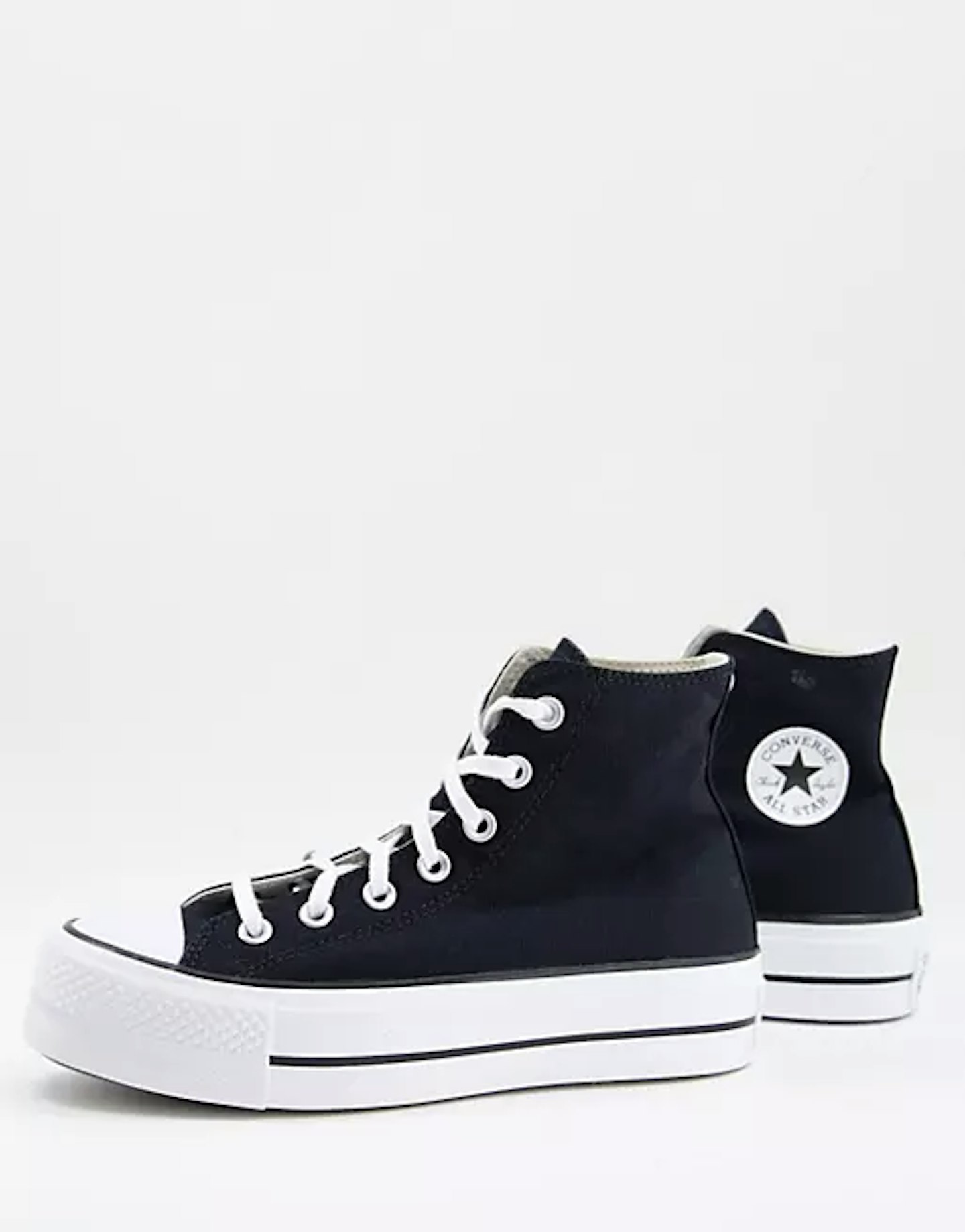 Converse Chuck Taylor All Star Lift Platform Hi Trainers in Black