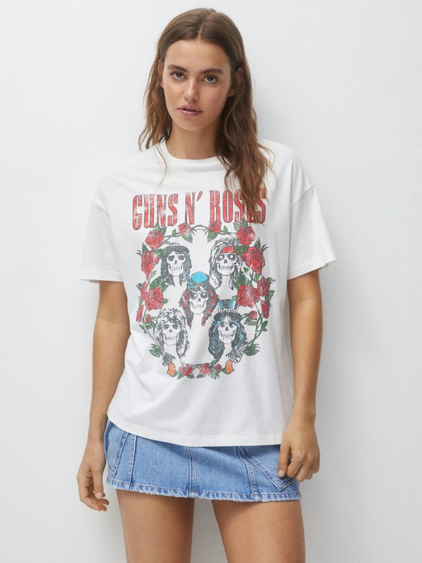 White Guns N' Roses T-Shirt