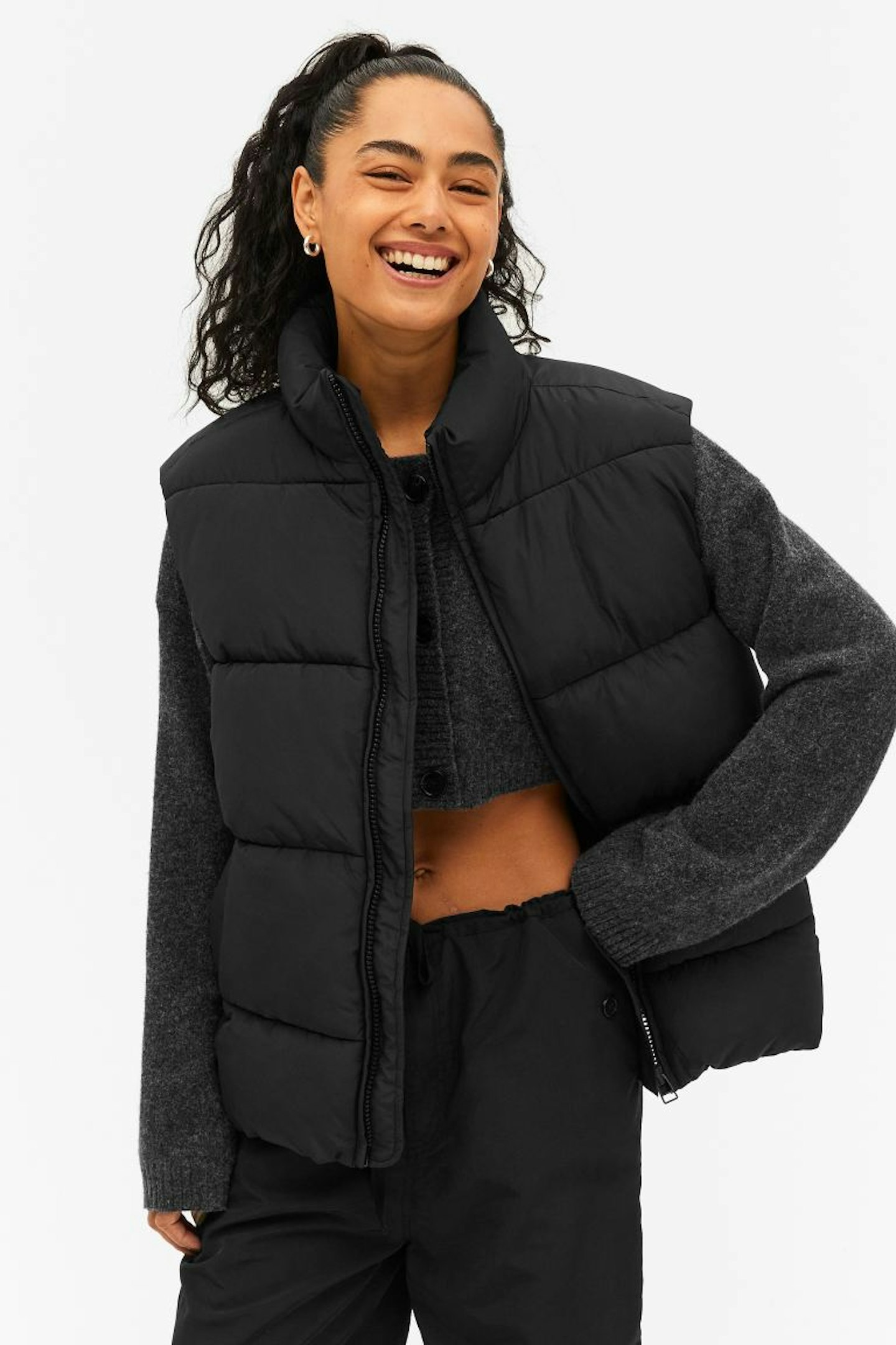 Monki Oversized Puffer Vest