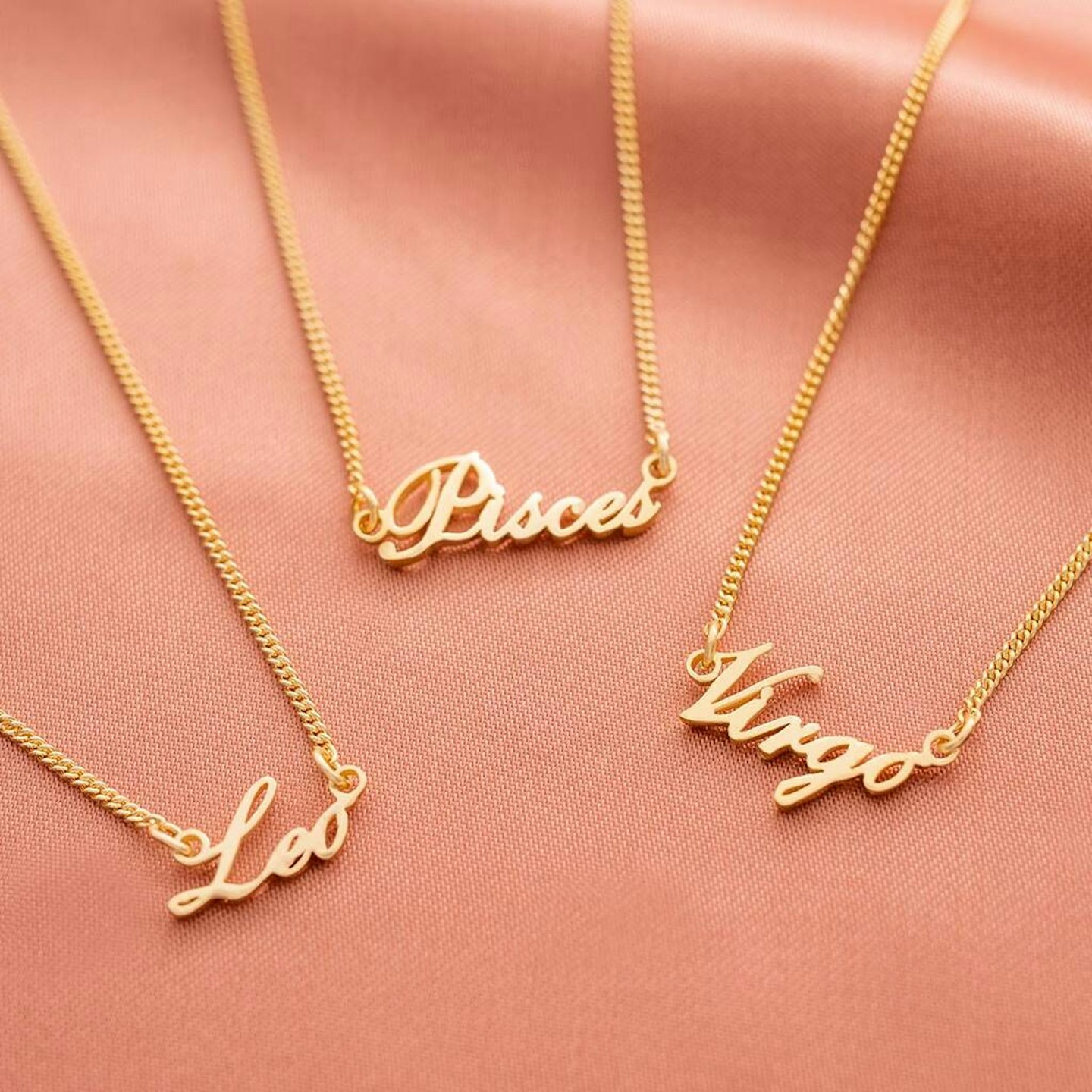 Bloom Boutique Zodiac Name Personalised Necklace