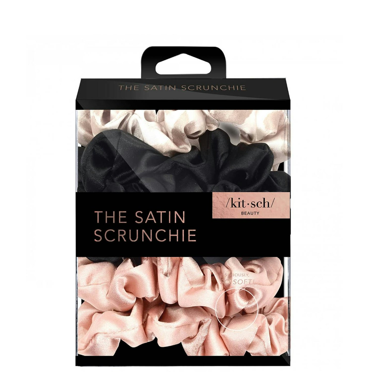 box of silk scrunchies