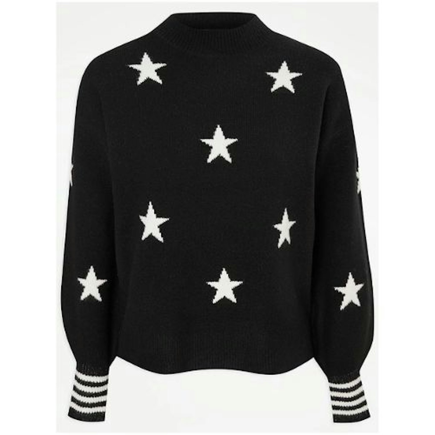 Black Star Knitted Jumper