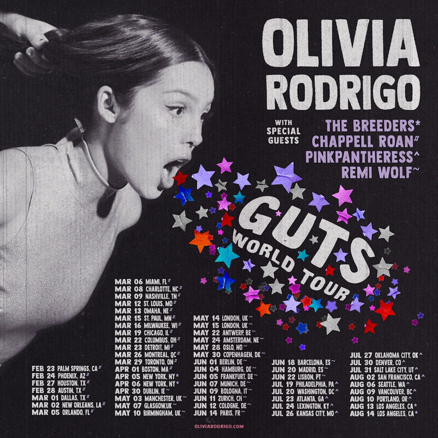 Olivia Rodrigo 2024 Guts Tour Tickets And Prices Here's Everything You