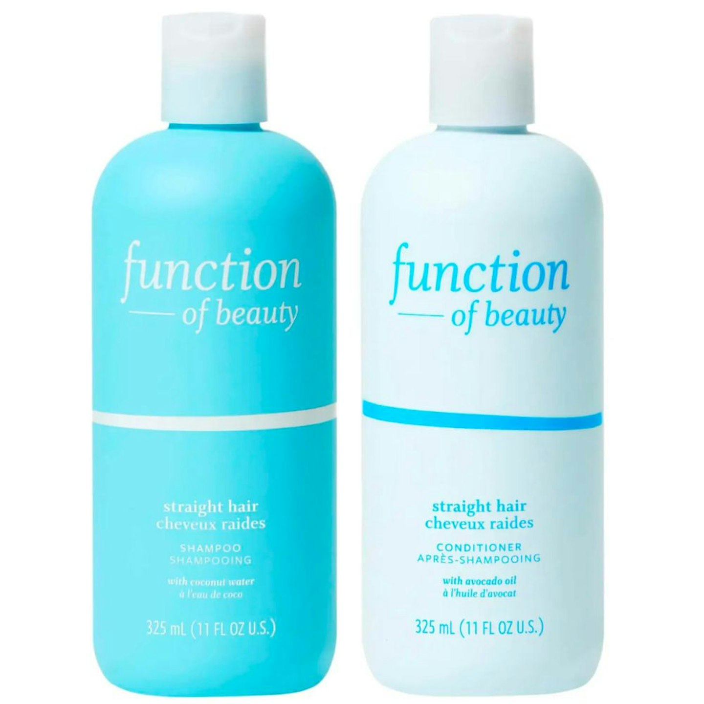 Function Of Beauty Straight Hair Shampoo And Conditioner Duo