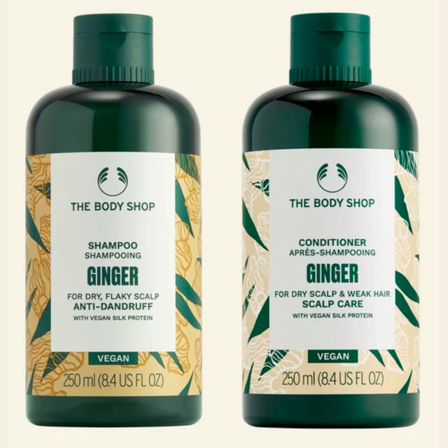 The Body Shop Ginger Anti-Dandruff Shampoo and Conditioner