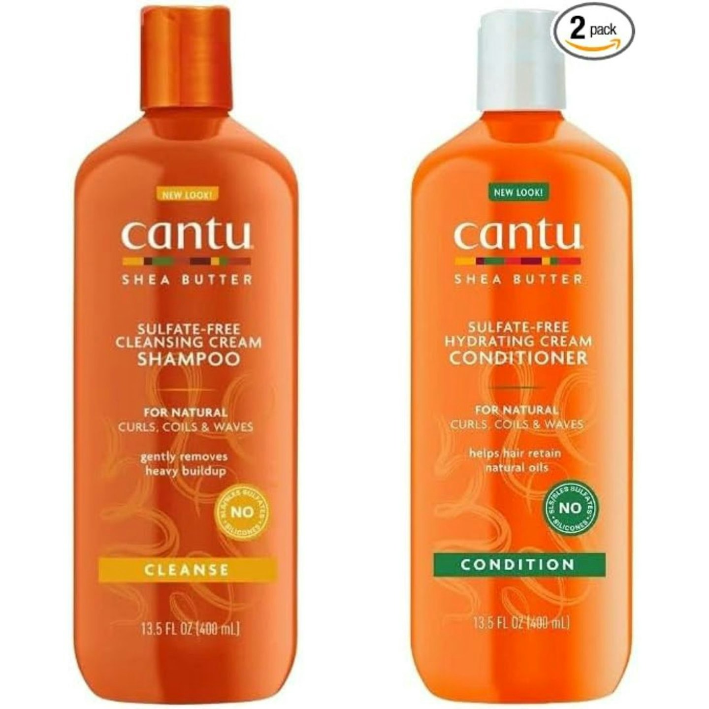 Cantu Shea Butter for Natural Hair Shampoo and Conditioner,