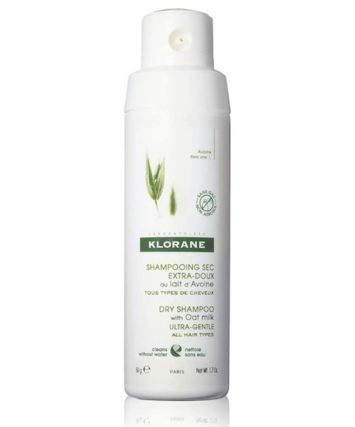 Klorane Eco-friendly Dry Shampoo with Oat Milk 50g