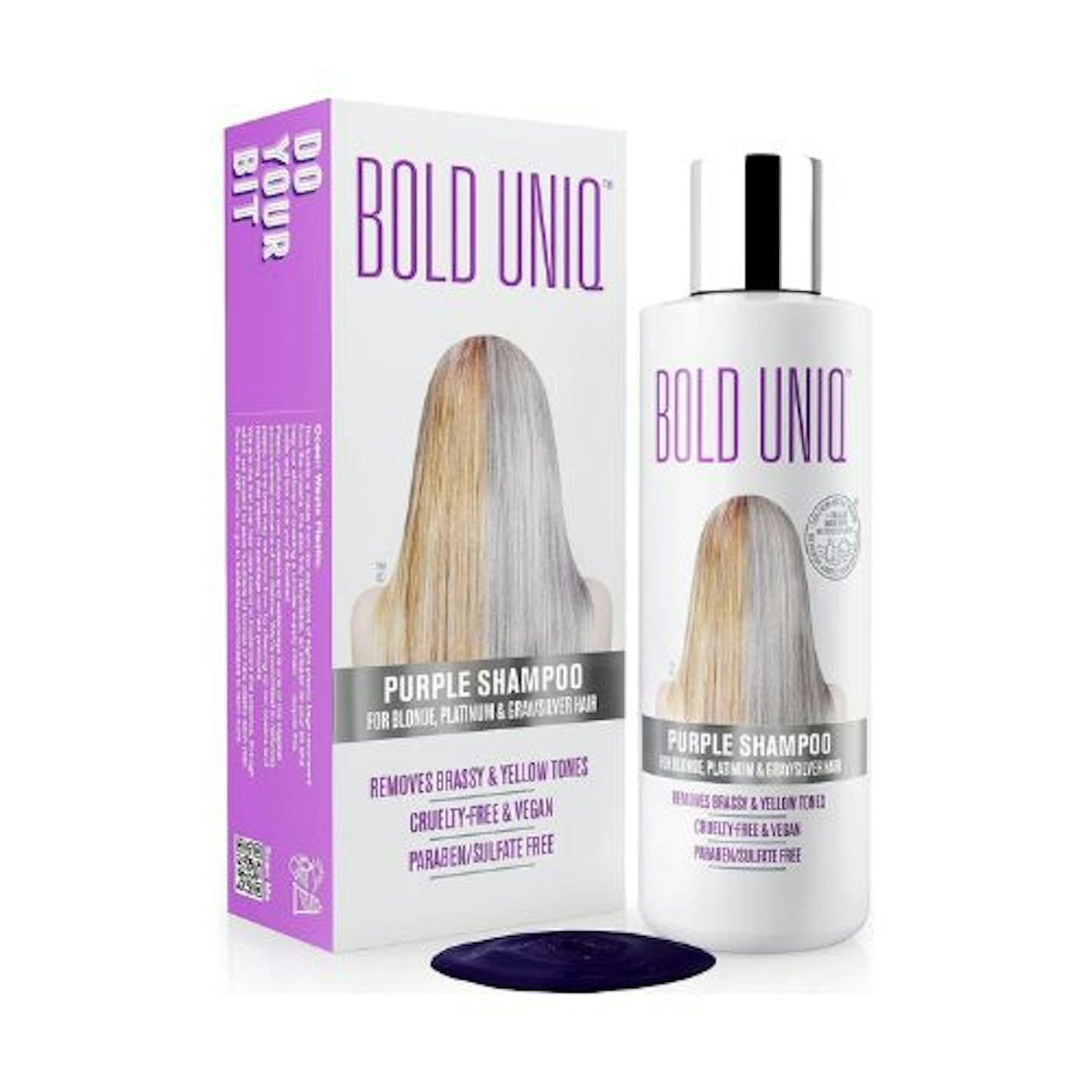 Bold Uniq Purple Shampoo for Blonde Hair