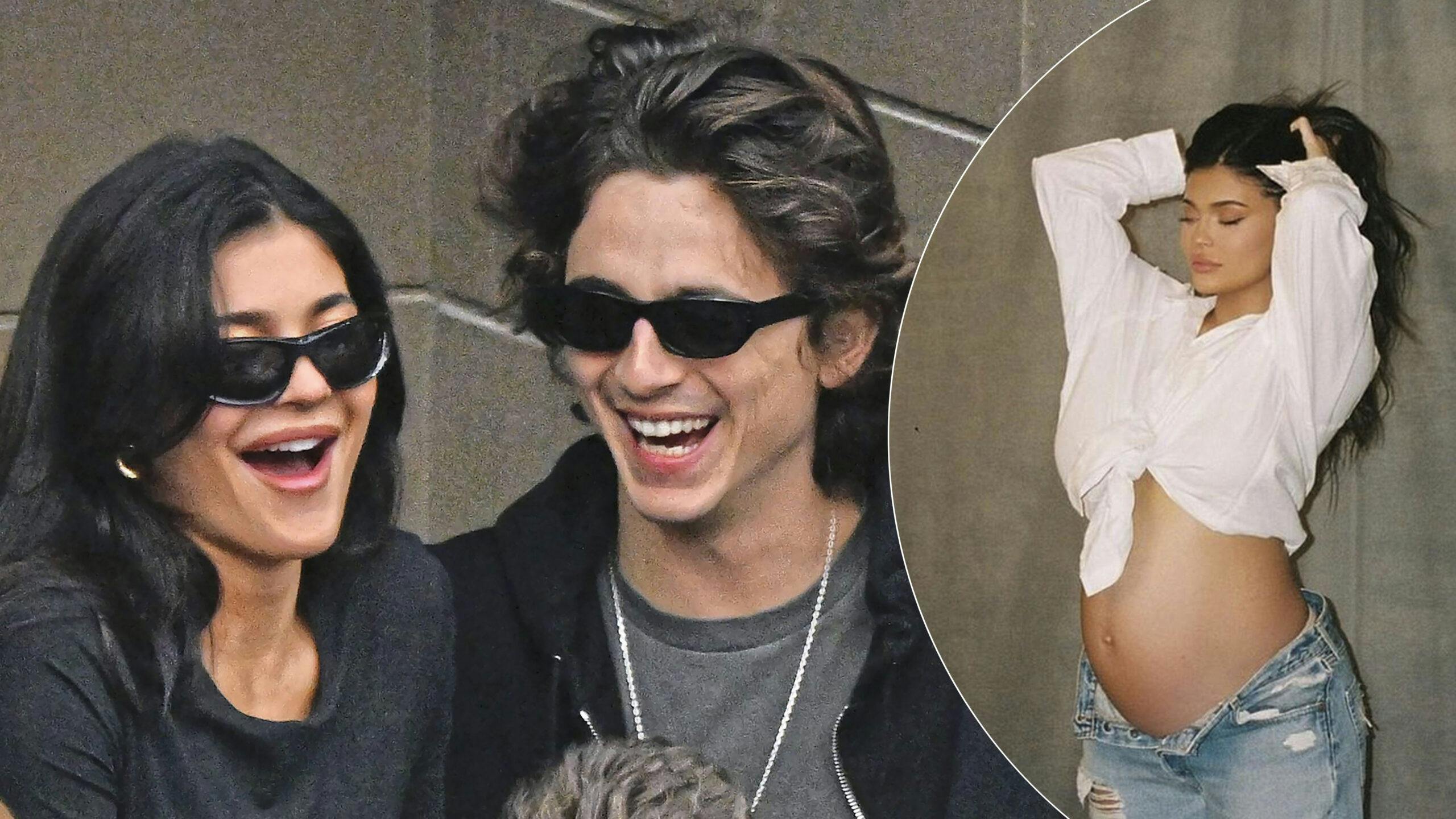 Baby Number Three For Kylie Jenner Celebrity Heatworld   Kylie Jenner Timothee Chalamet Scaled 