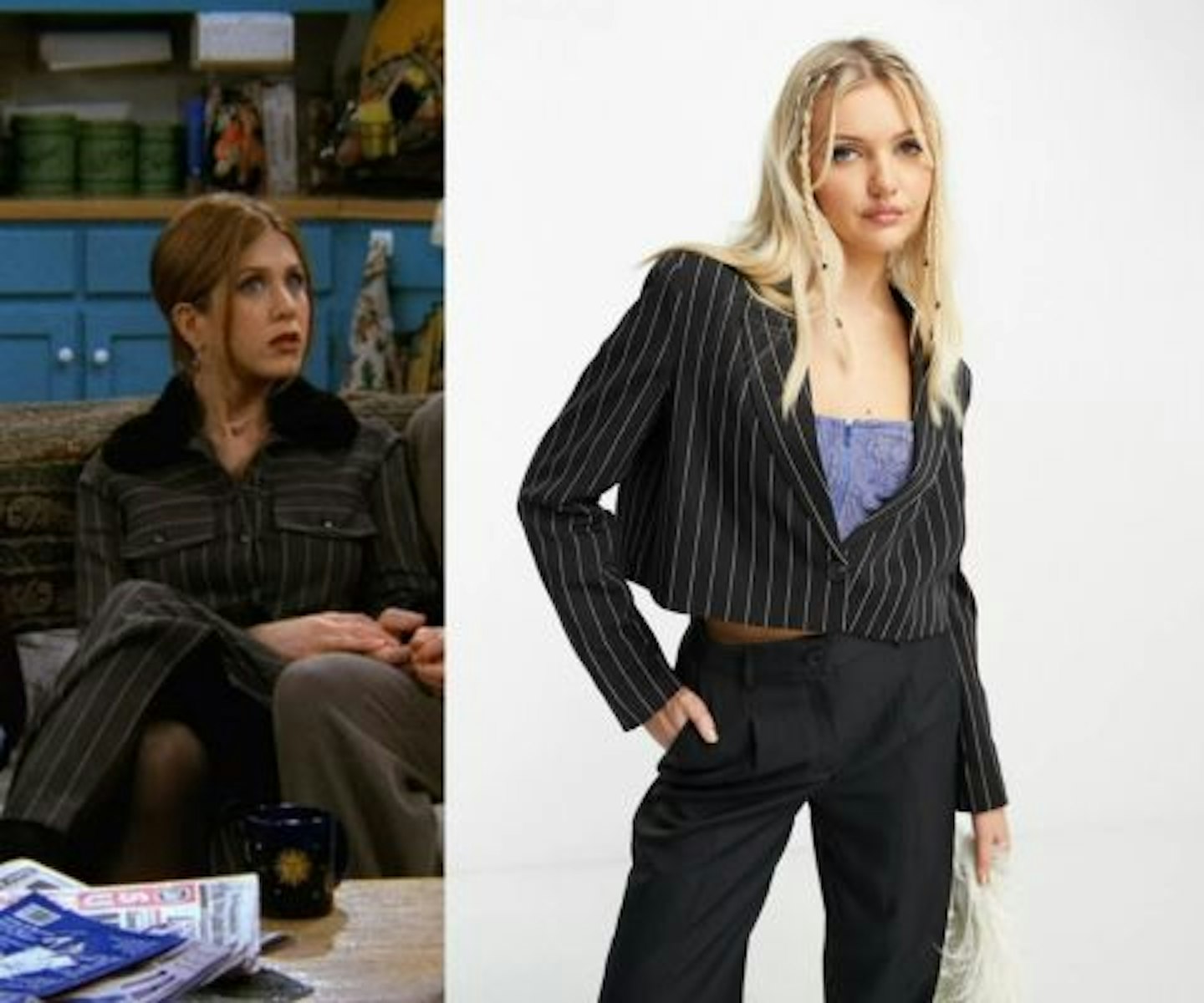 Rachel's Pinstripe Blazer