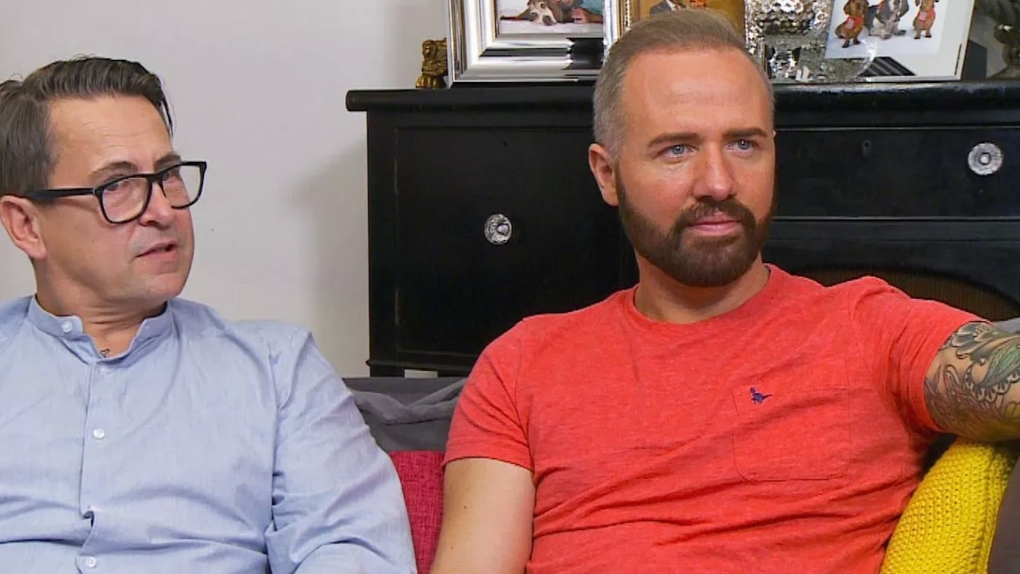 Stephen and Chris on Gogglebox