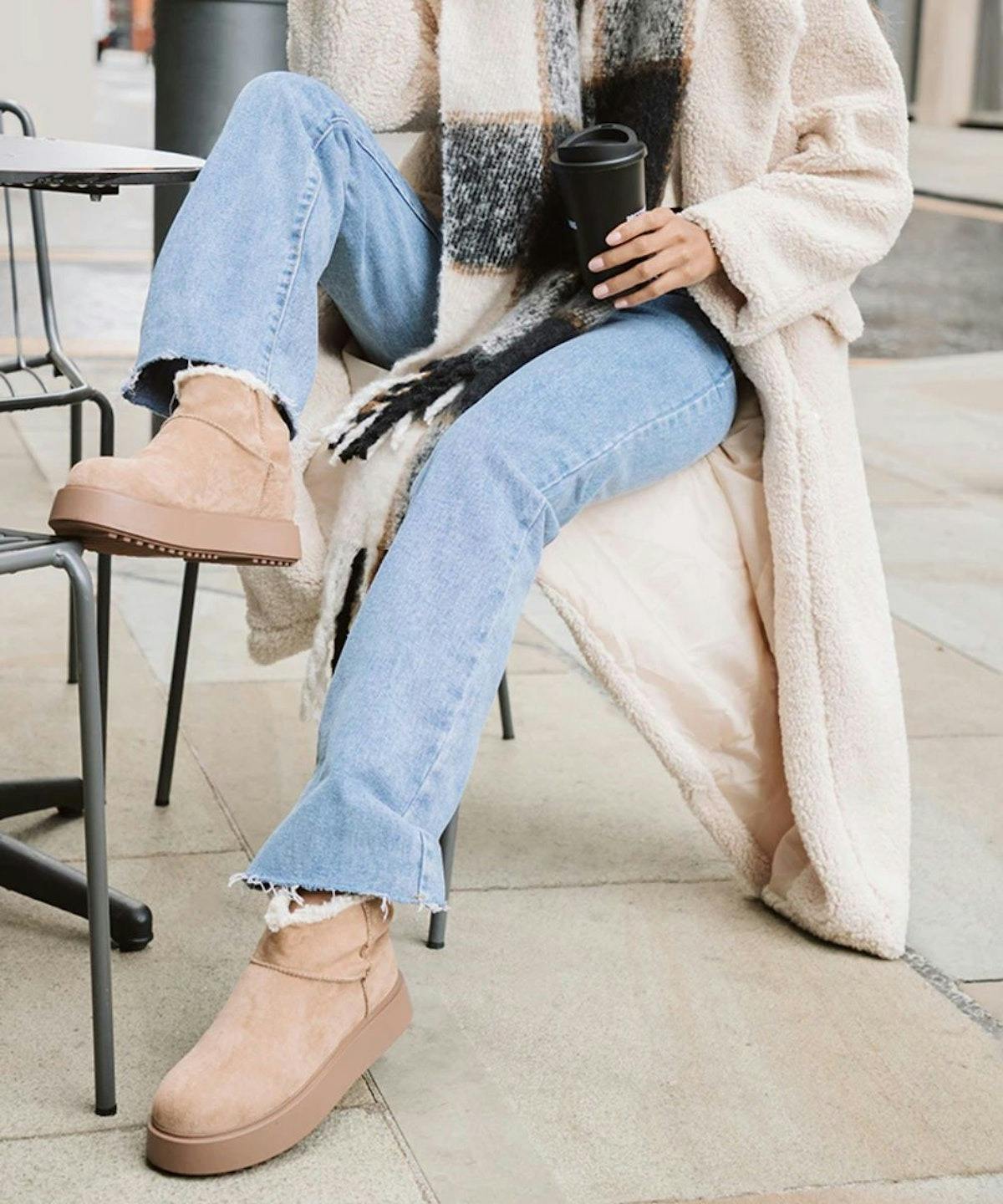 Faux suede ugg sales style boots