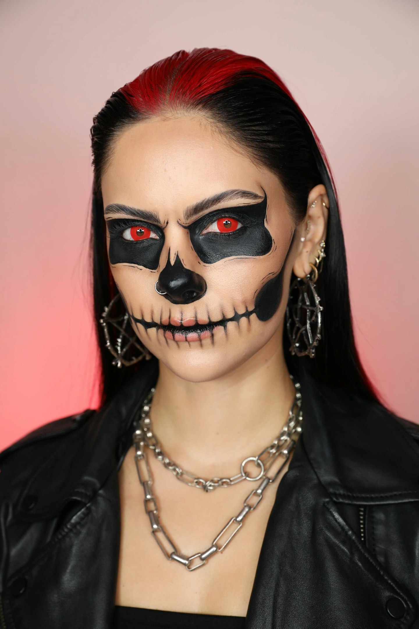 Easy skull makeup