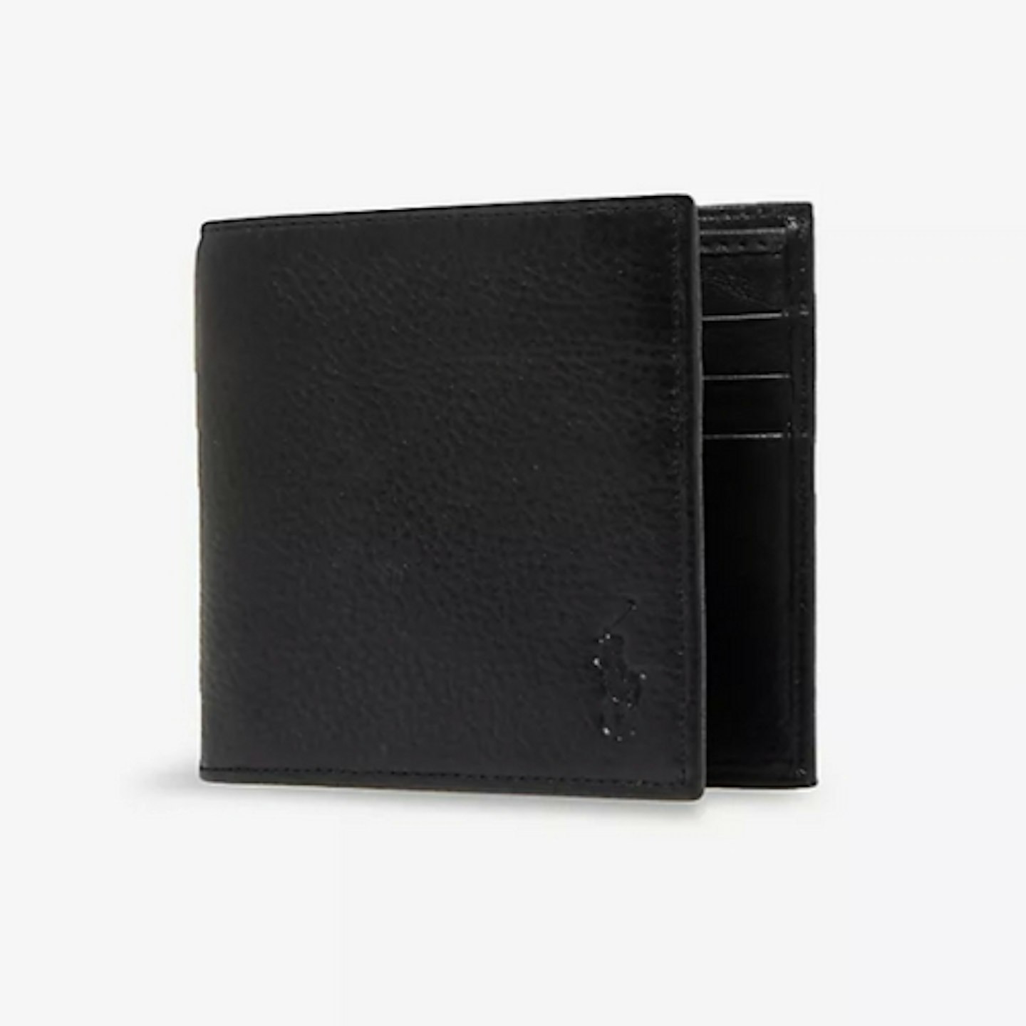 Polo Ralph Lauren Pony-Embossed Pebbled Leather Wallet