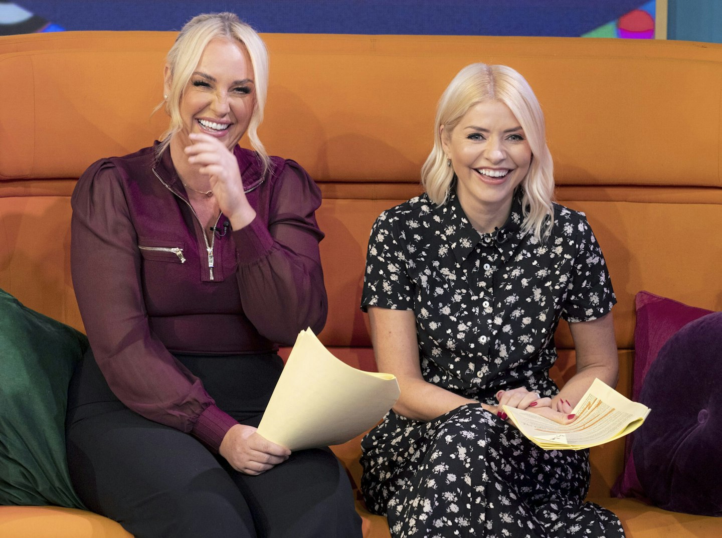Josie gibson and Holly Willoughby