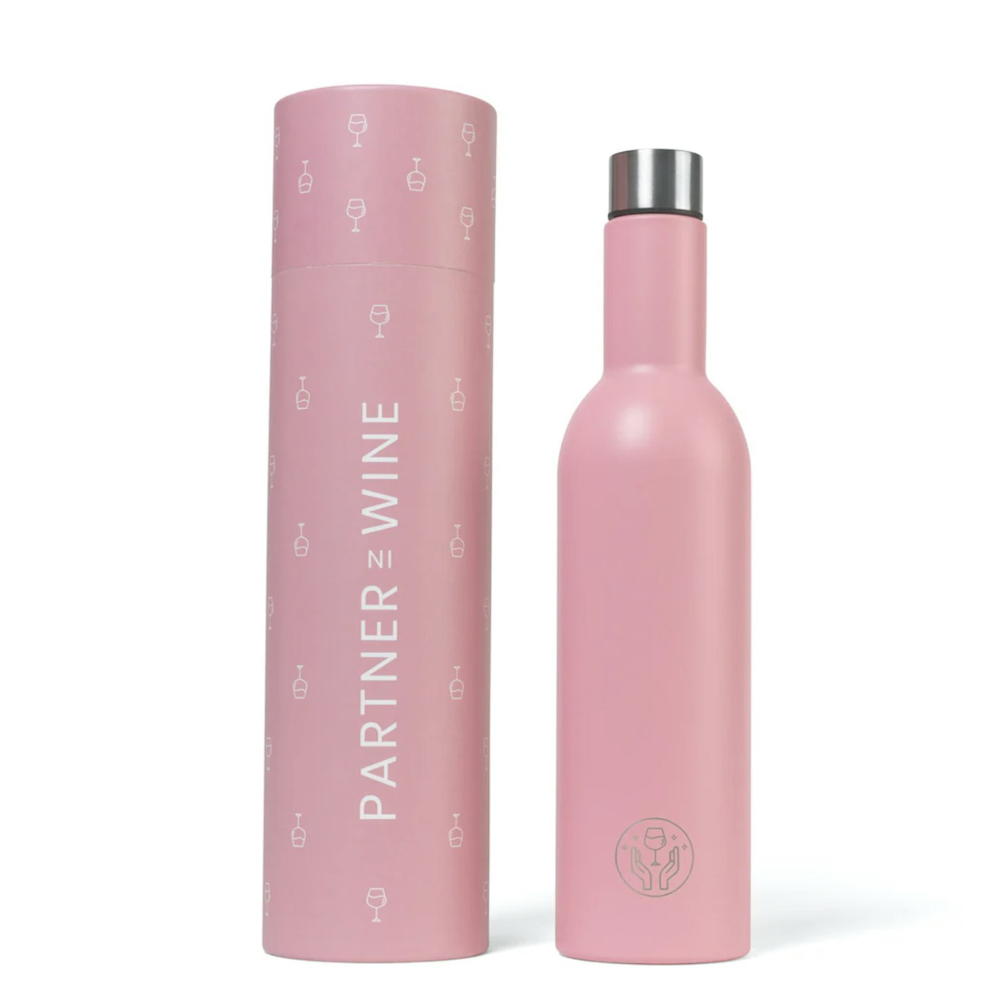 Partner in Wine Bottle - Pink