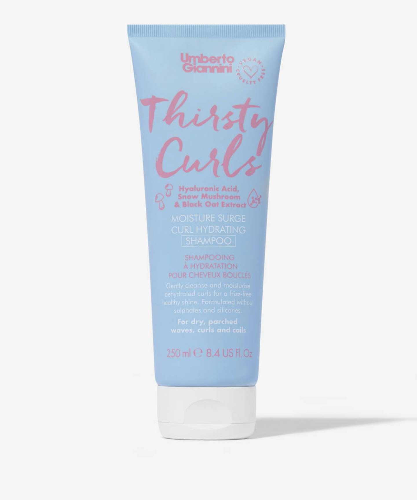 Umberto Giannini Thirsty Curls Moisture Surge Curl Hydrating Shampoo