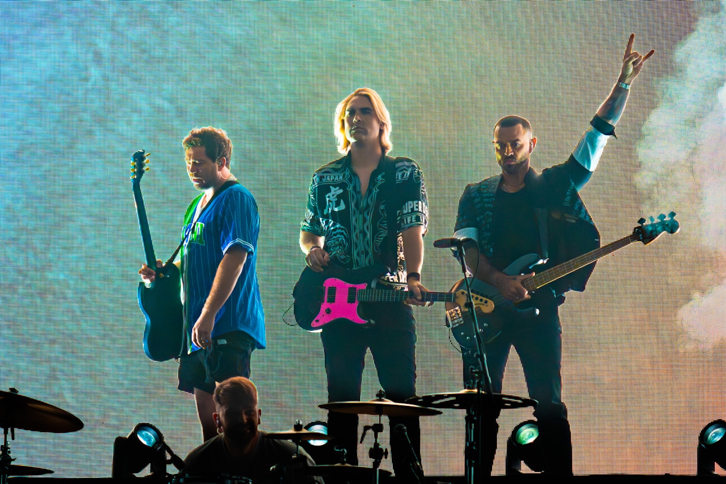 Busted performing at the O2 Arena