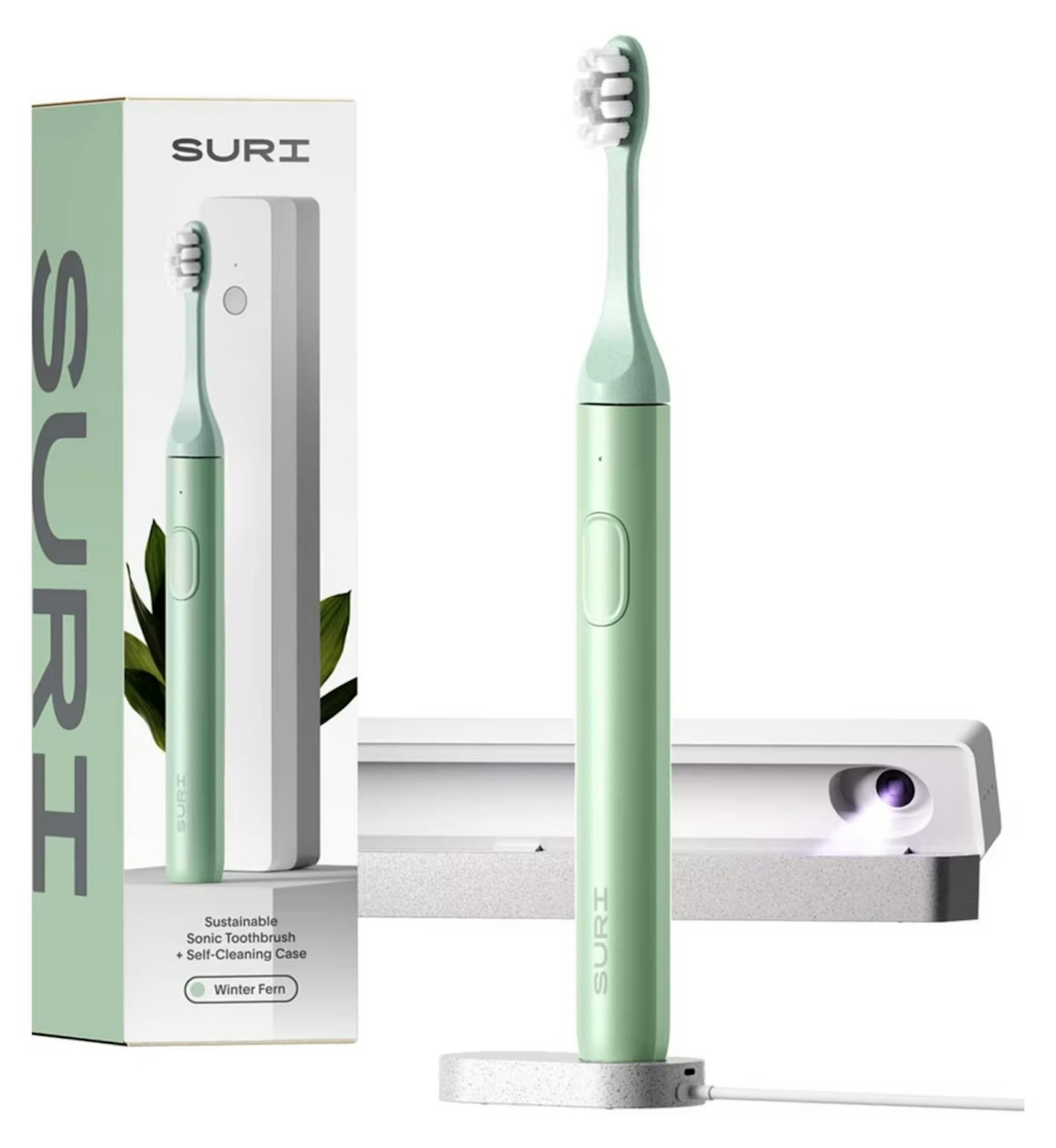 SURI Electric Toothbrush Winter Fern and UV Case