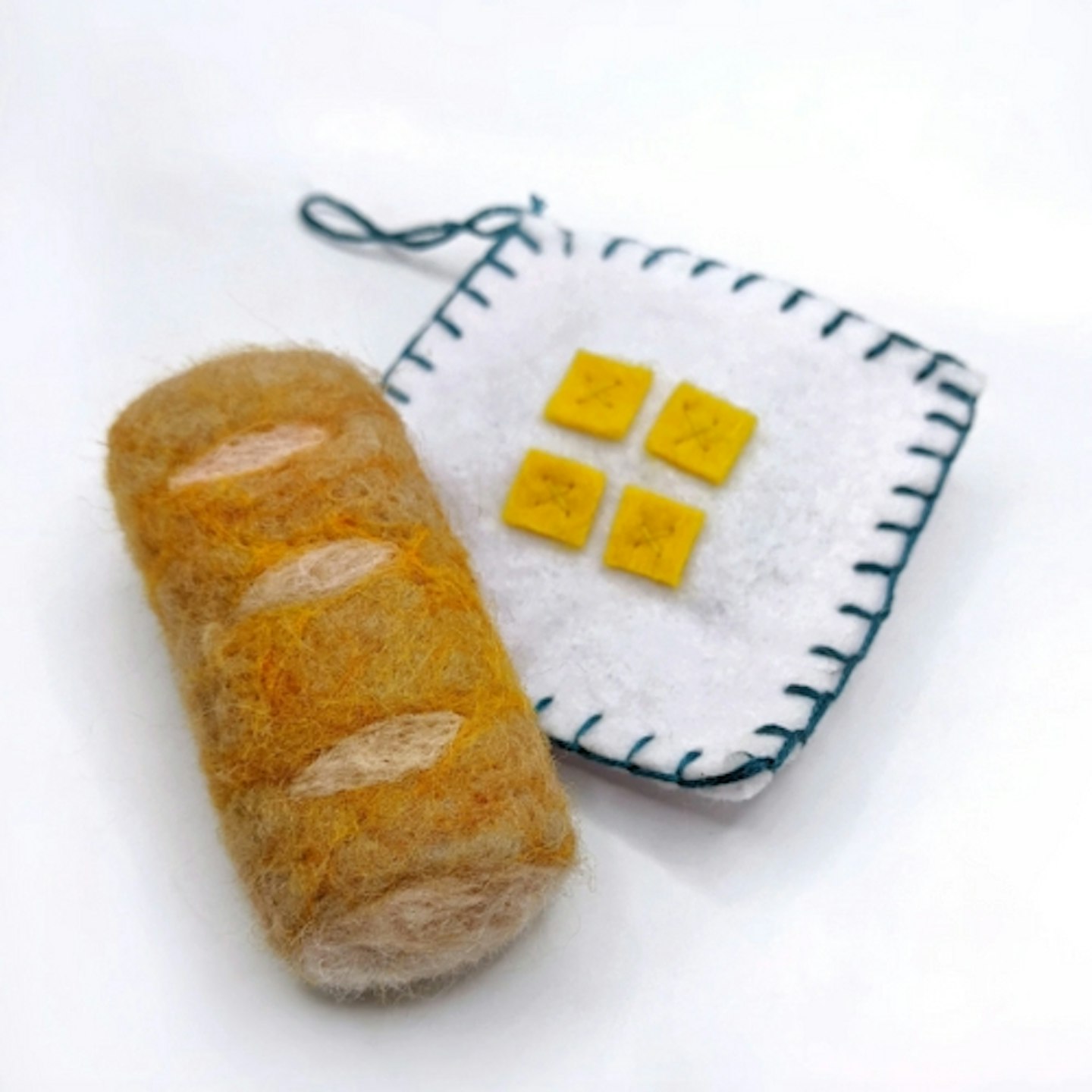 Felt Decoration Sausage Roll Quirky Gift for Greggs Lover
