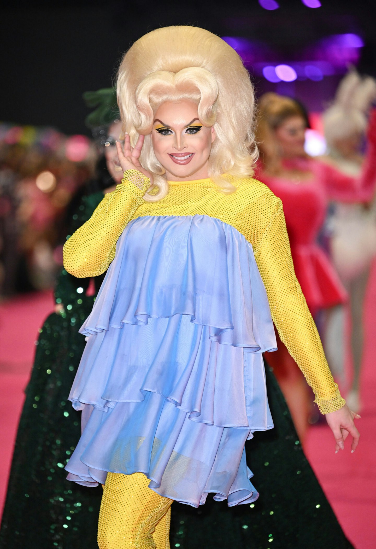 Cheryl Hole poses on the Queens walk during the official opening of RuPaul’s DragCon UK