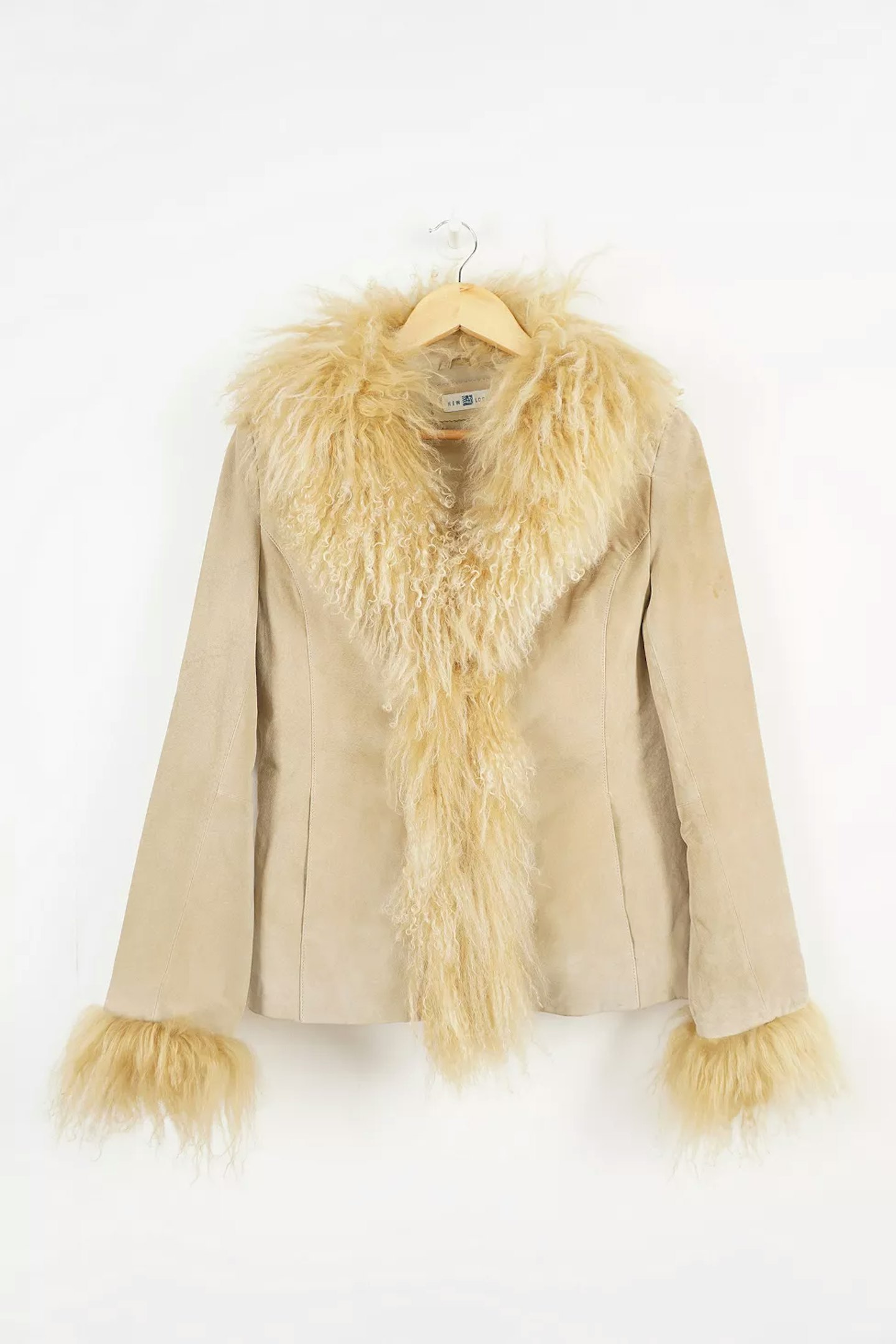 Urban Renewal One-Of-A-Kind Suede & Faux Fur Short Jacket