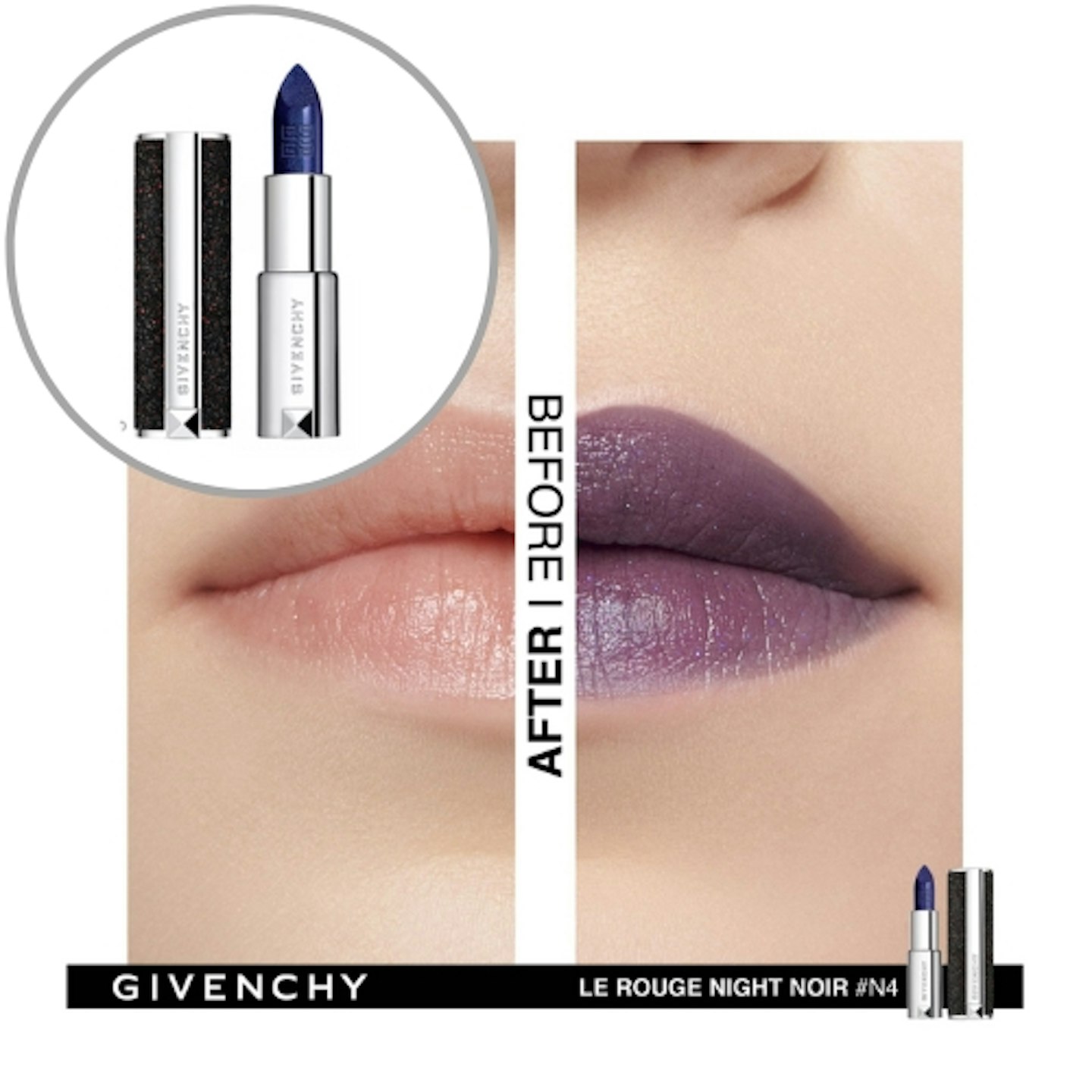 Givenchy Le Rouge Night Noir Lipstick in Night Blue (N4)