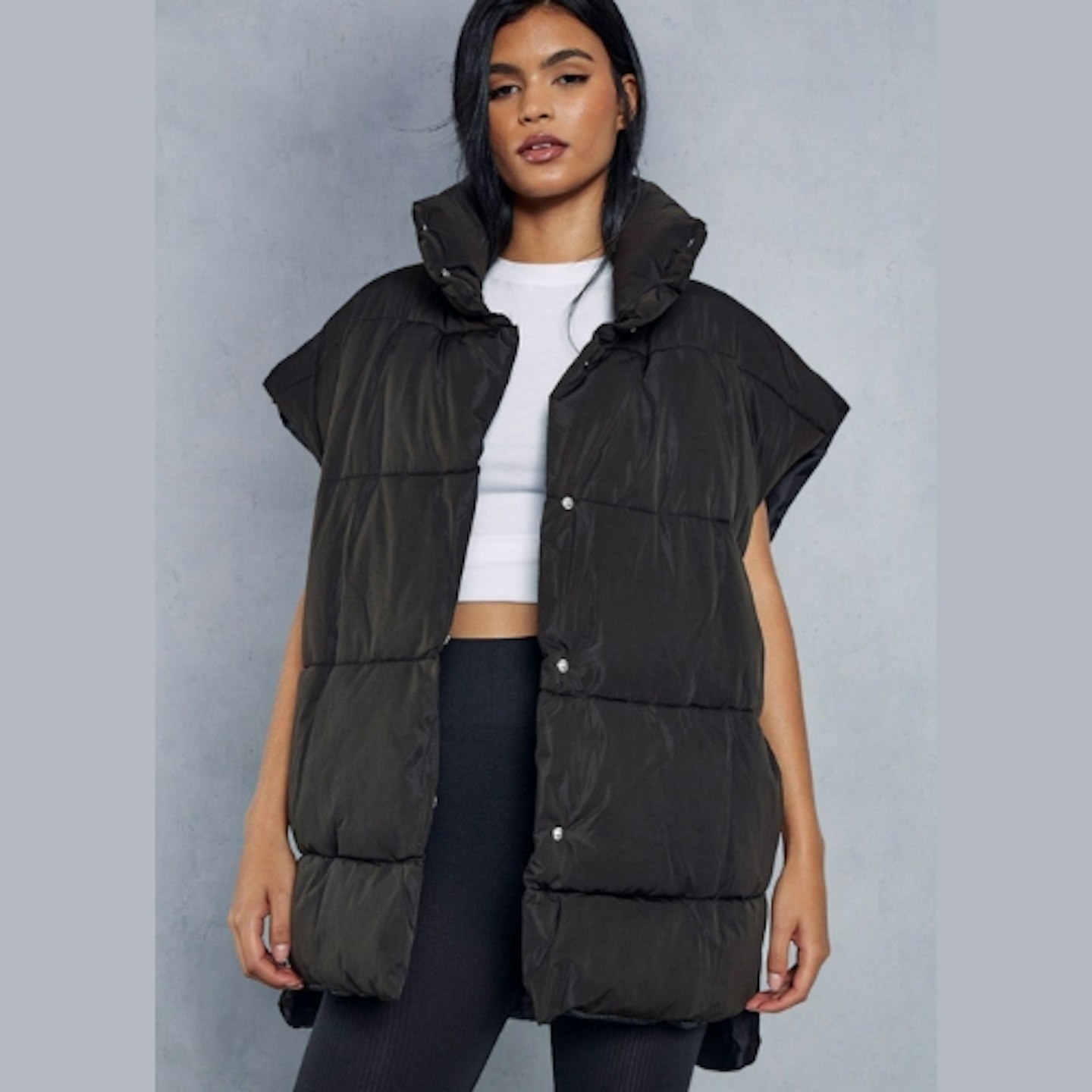 Misspap Oversized Boxy Puffer Gilet