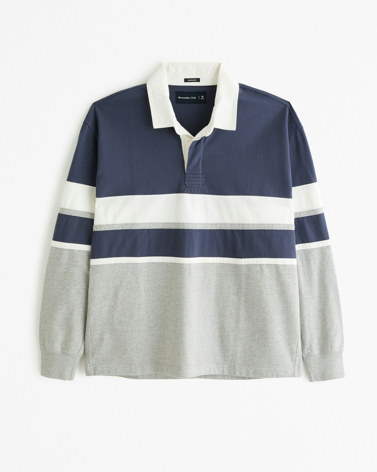 Saltburn outfits Abercrombie & Fitch Long-Sleeve Rugby Polo