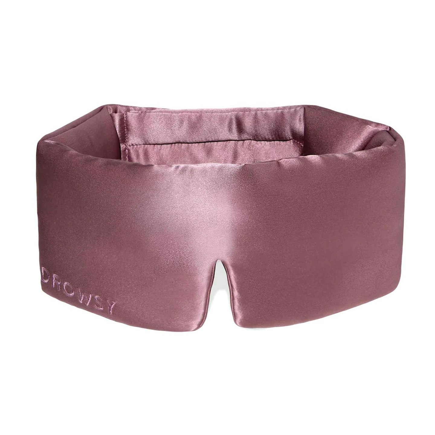 Drowsy pink silk eye mask