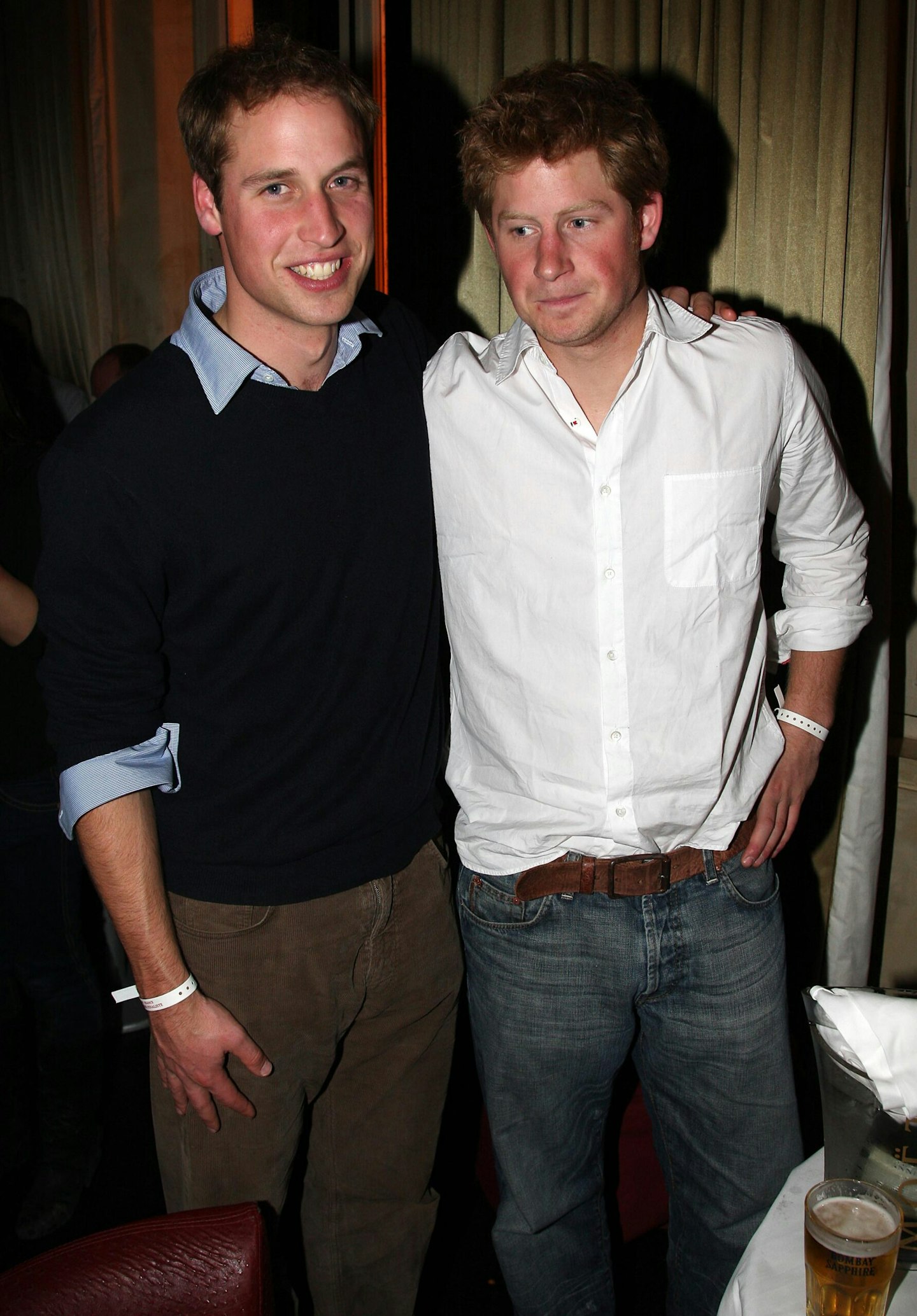 Saltburn outfits Prince William and Prince Harry