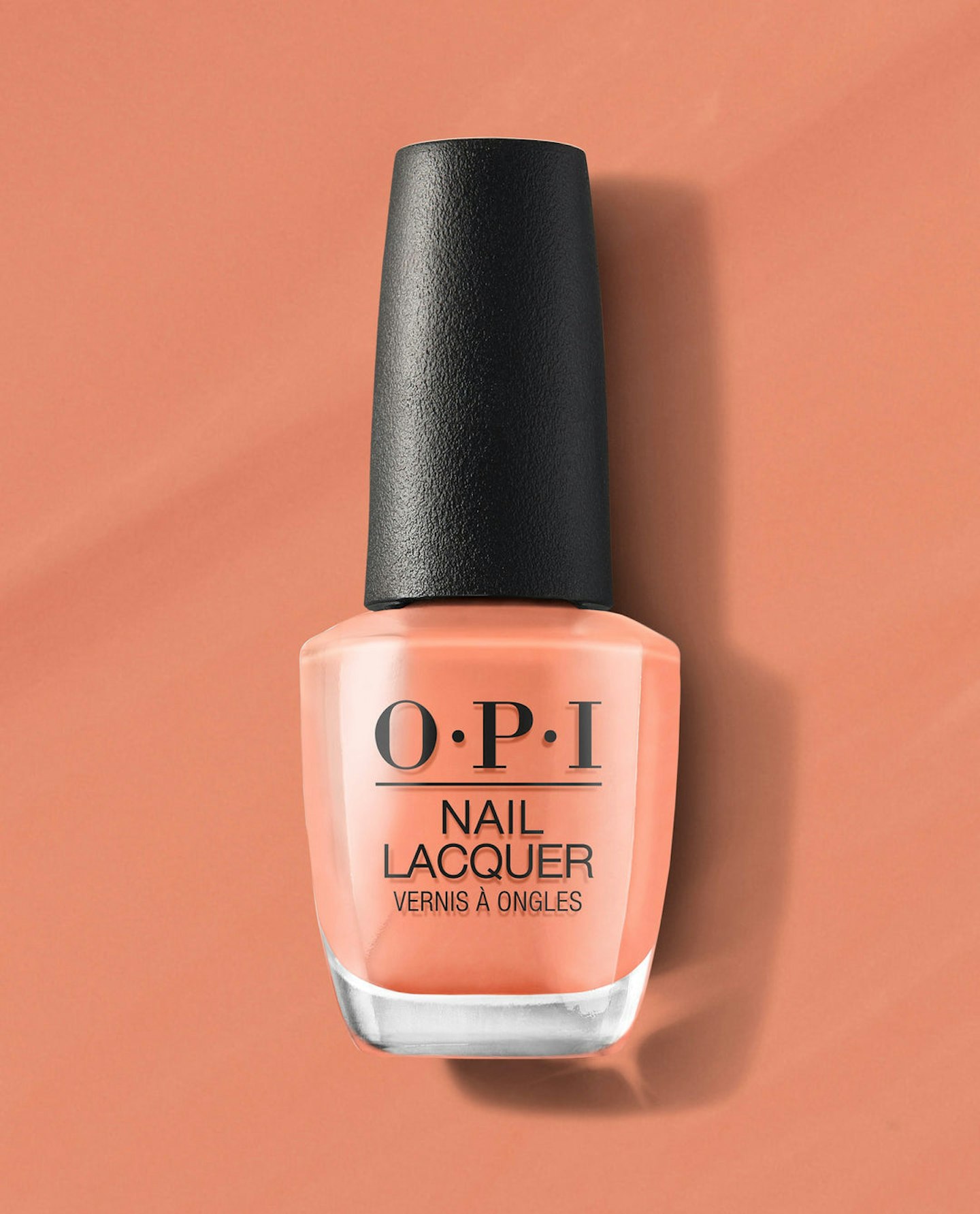 Peach fuzz colour Opi Nail Lacquer in Freedom of Peach