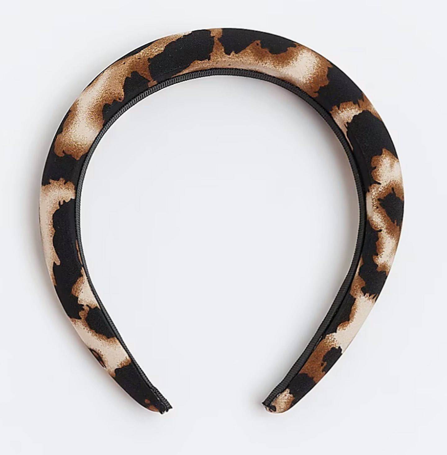 Black Leopard Print Head Band