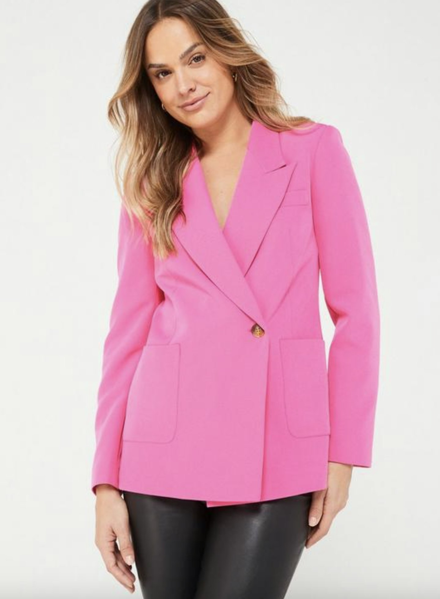 V by Very Clean Blazer - Pink