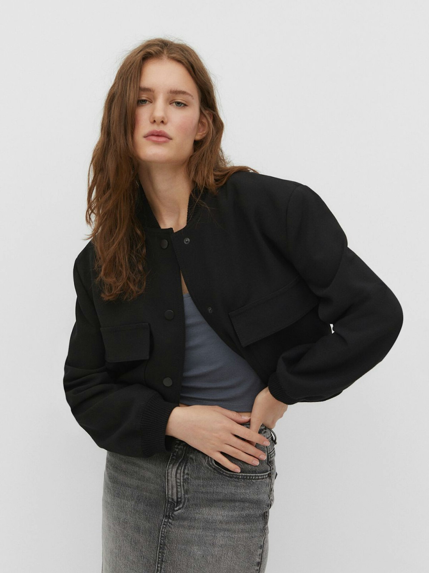 Bomber Jacket With Maxi Pockets