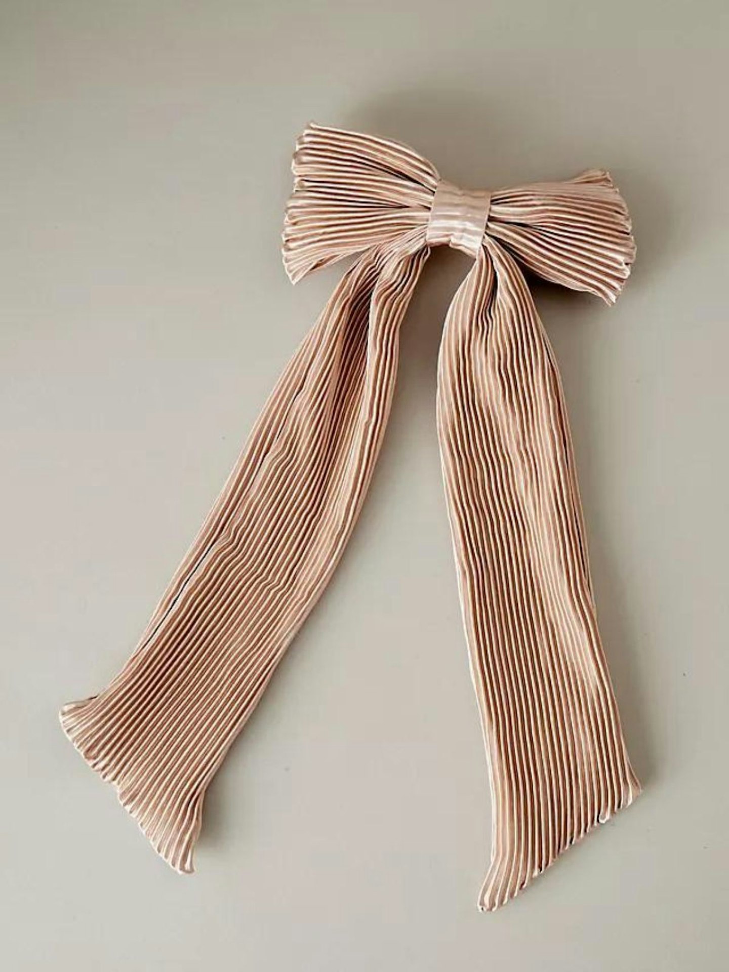 Anthropologie Pleated Bow Barrette Hair Clip