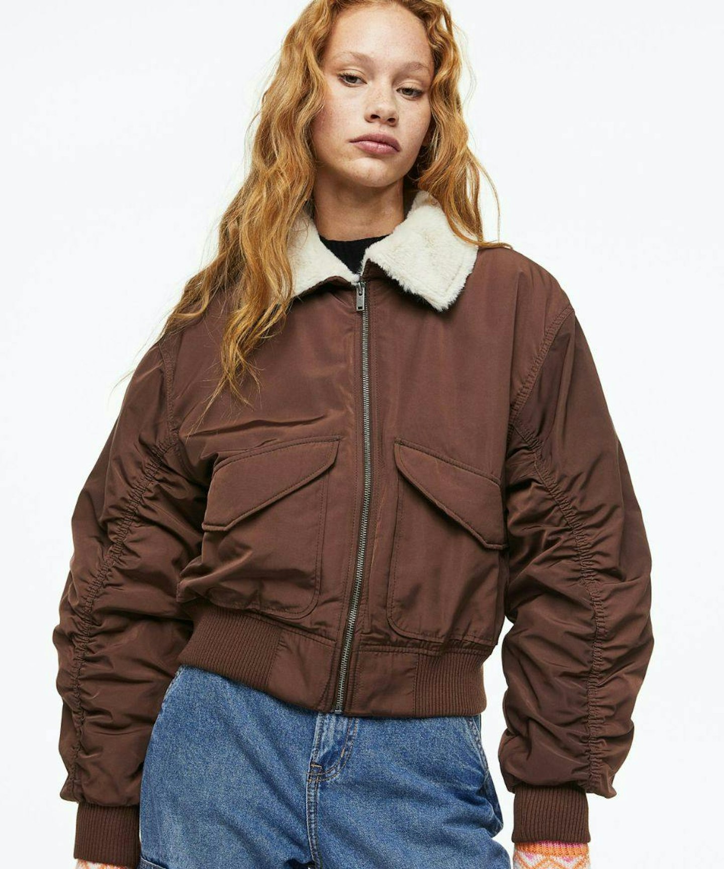 H&M Padded Bomber Jacket