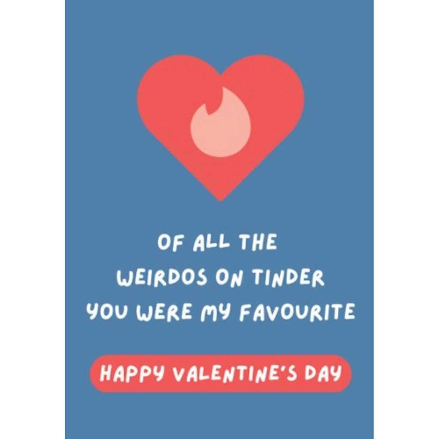 Thortful Funny Valentine's Day Card - Tinder - Dating Apps
