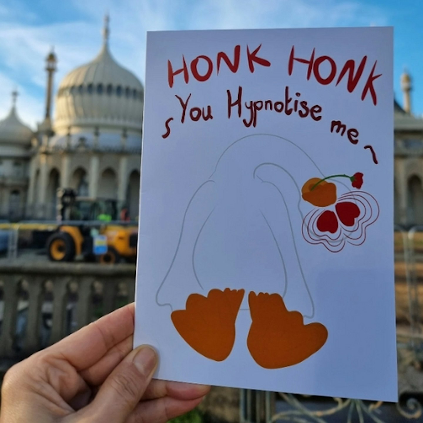 Etsy Honk Honk You Hypnotize Me Valentine's Day Card A5